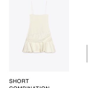 Zara Cream Mini Dress